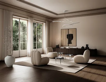 Toe lounge 椅子 bouclé - Smoked 沙色 - 101 Copenhagen