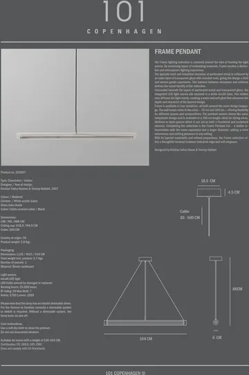 框架 吊灯 - 镀铬色 - 101 Copenhagen