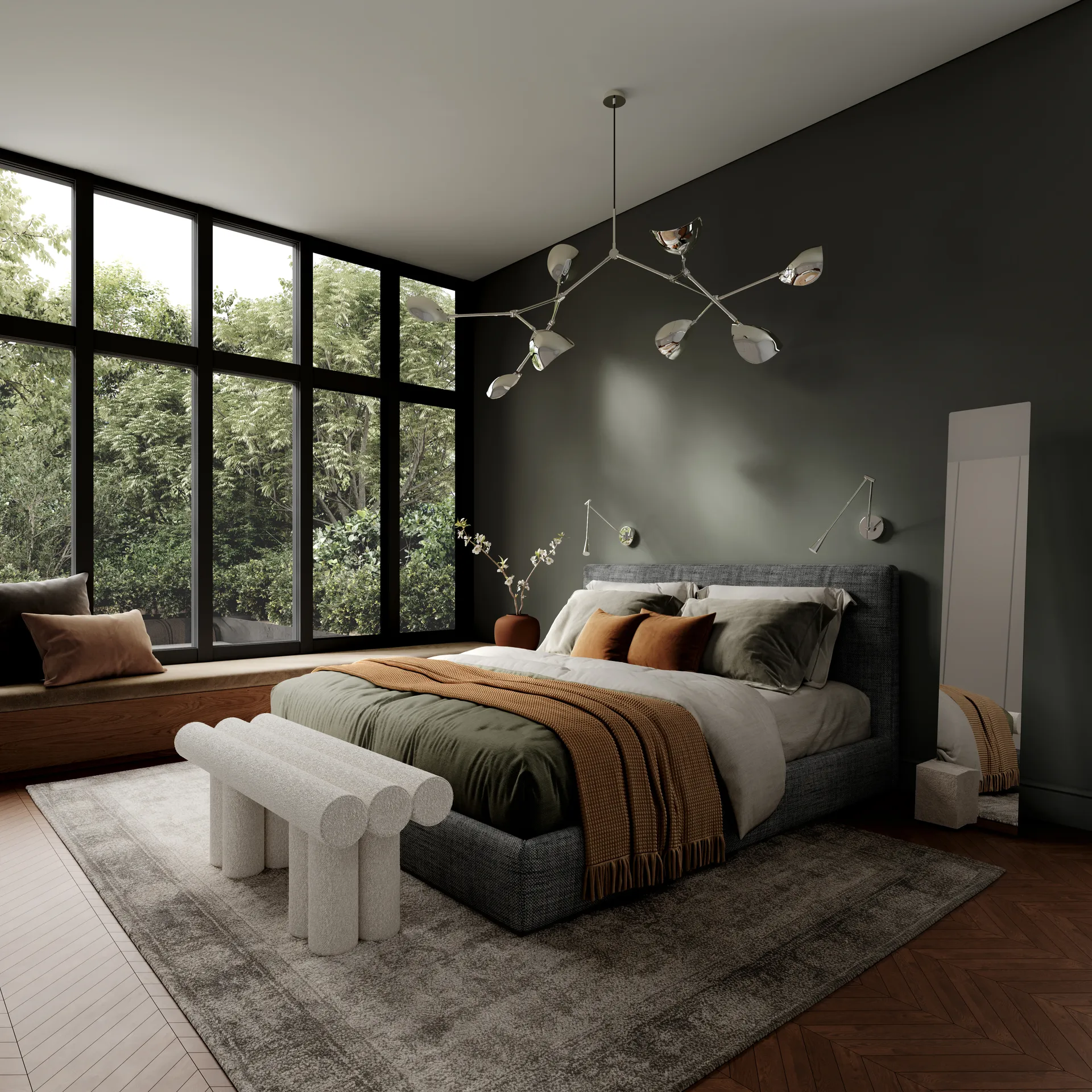 蛇形壁灯, 铬色 101 Copenhagen