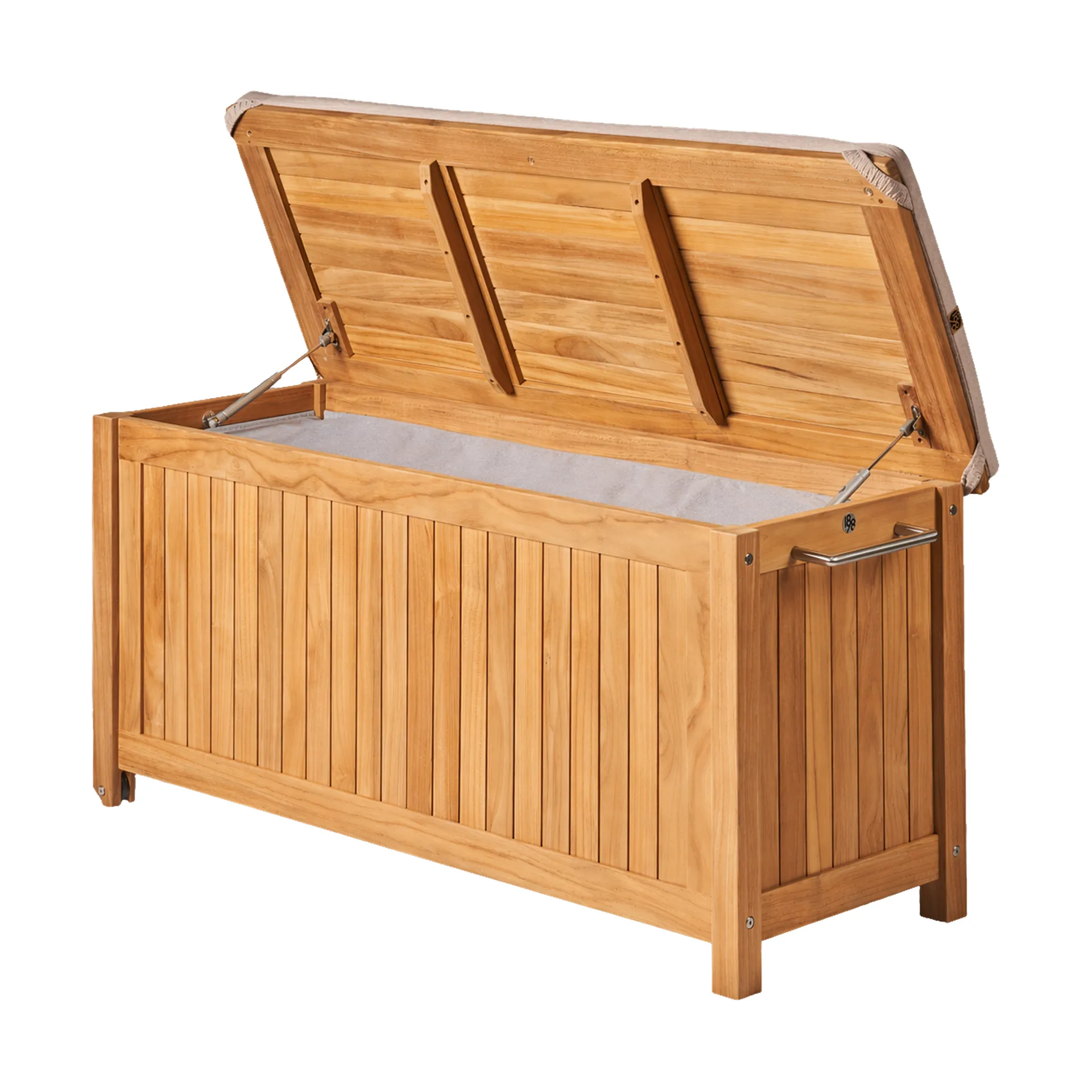 Bjärknäs 靠枕|靠垫 box with wheels S 130x50x60 cm, Teak 1898