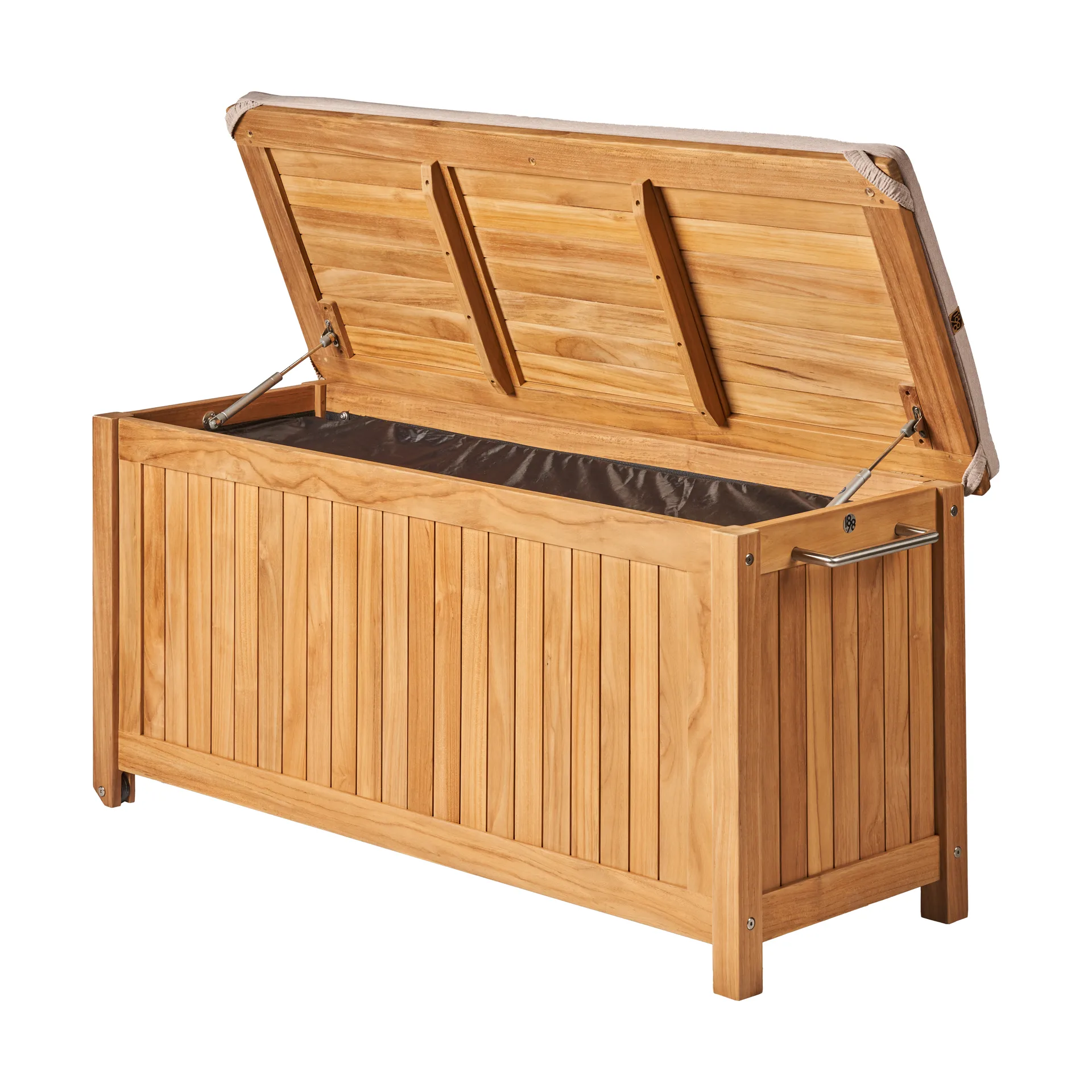 Bjärknäs 靠枕|靠垫 box with wheels S 130x50x60 cm, Teak 1898