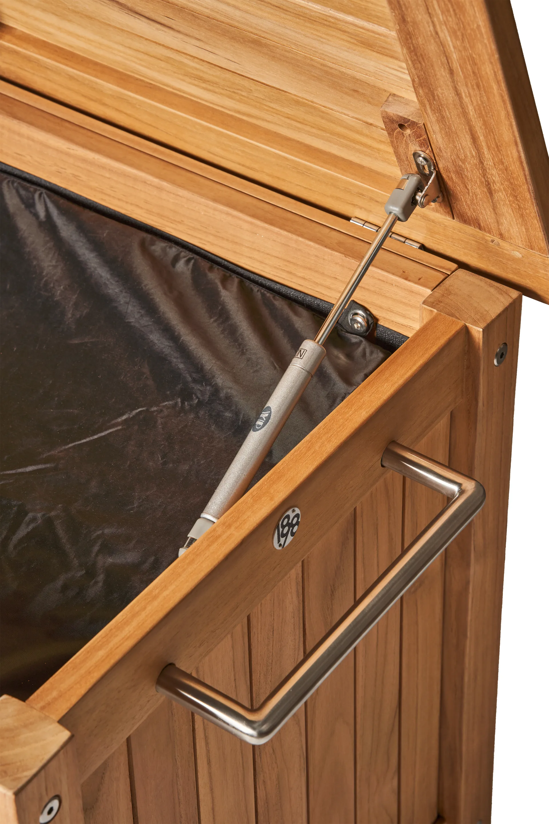 Bjärknäs 靠枕|靠垫 box with wheels S 130x50x60 cm, Teak 1898