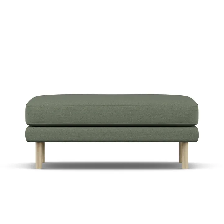 Bredhult 脚凳 - Same森林绿6677_白色_上油橡木 - 1898