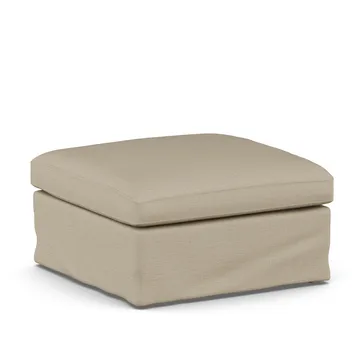 Linnevik 脚凳 - Same 沙色 6672-白色-oiled 自然木色, with skirt - 1898