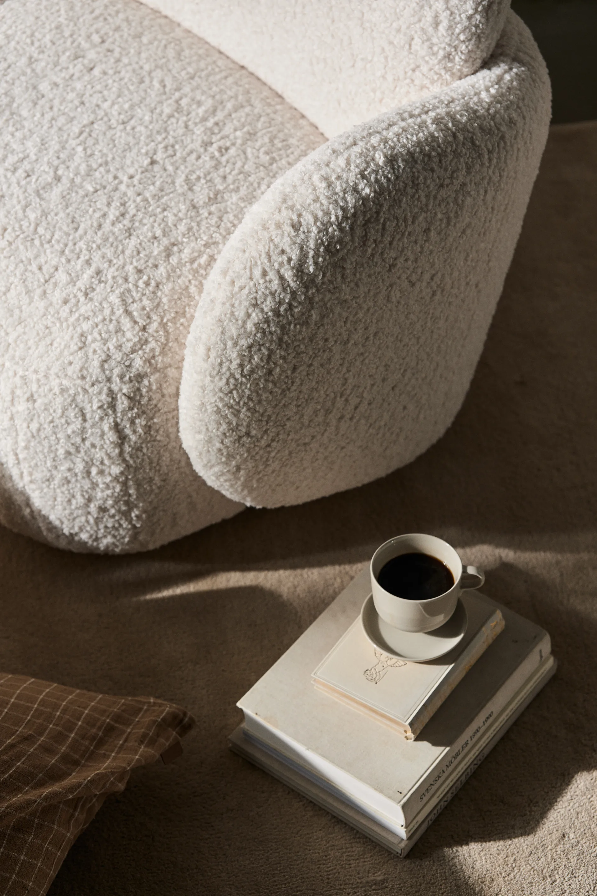 Mo 扶手椅 with swivel function, Glore 白色 1243 1898