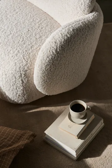 Mo 扶手椅 with swivel function - Glore 白色 1243 - 1898