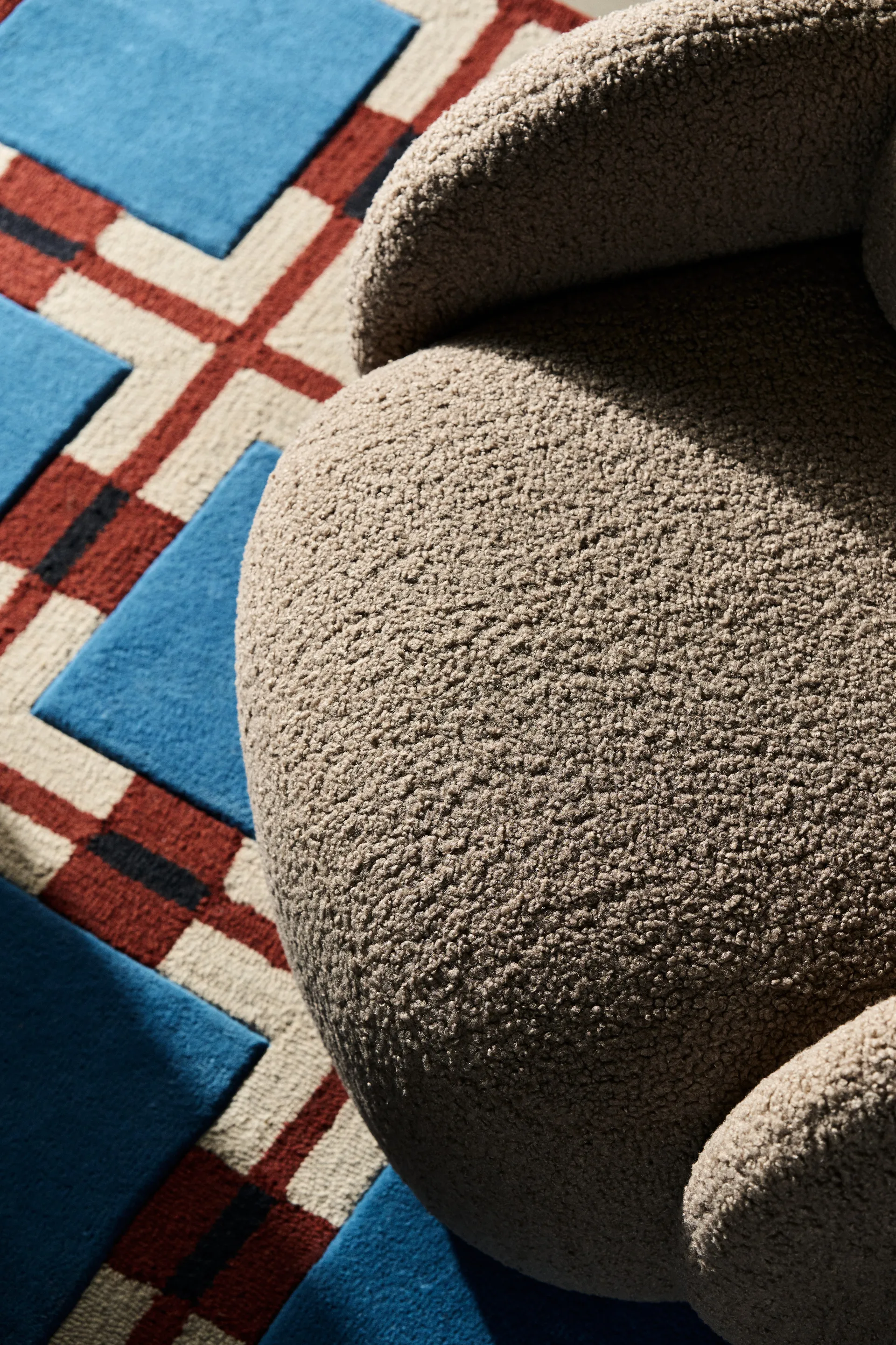 Mo 扶手椅 with swivel function, Glore 褐色 1898