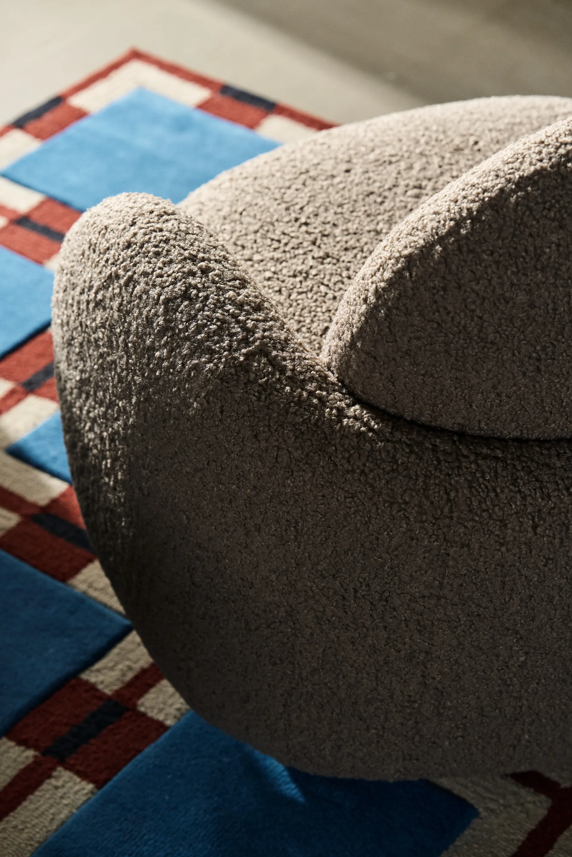 Mo 扶手椅 with swivel function, Glore 褐色 1898