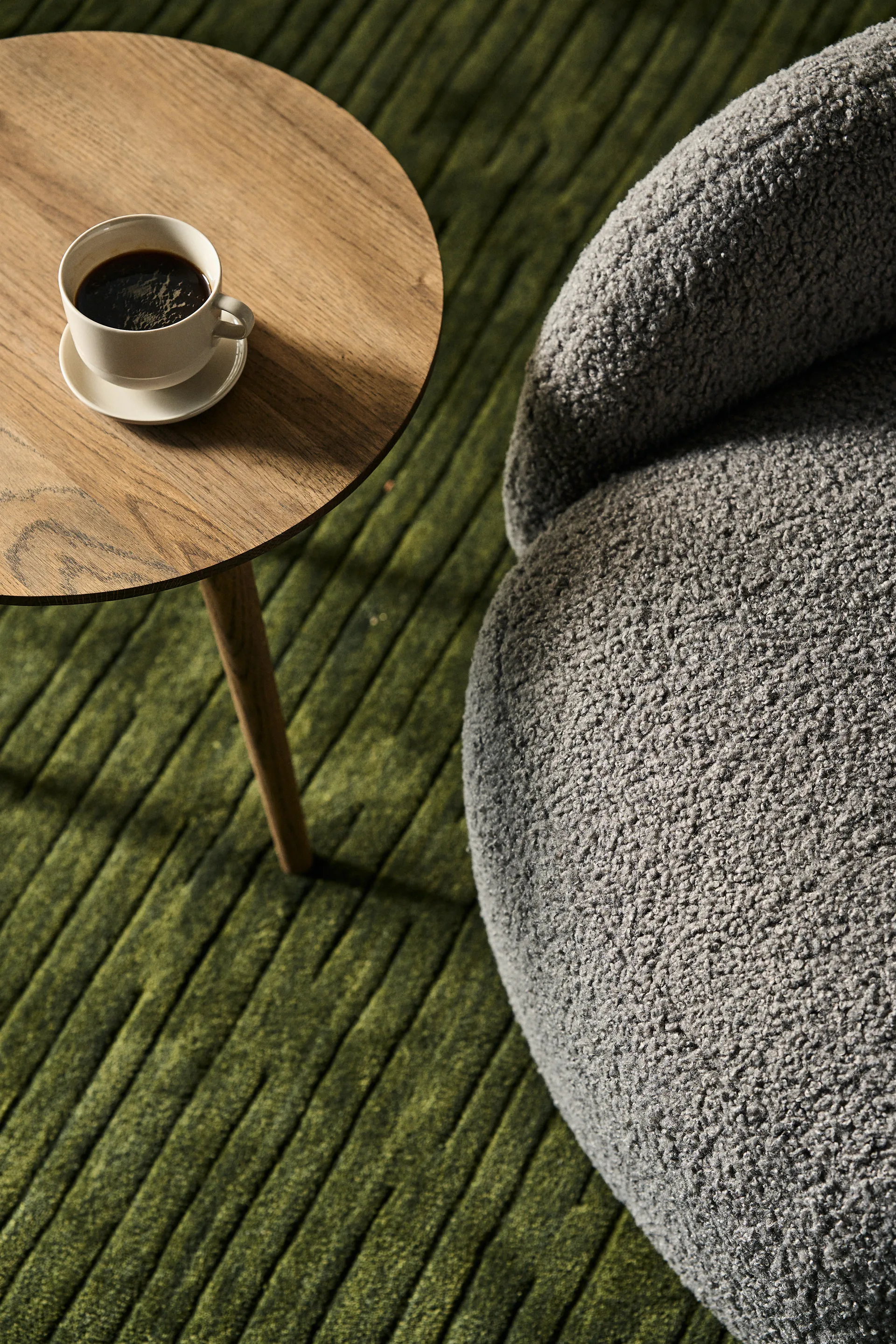 Mo 扶手椅 with swivel function, Glore 灰色 1898