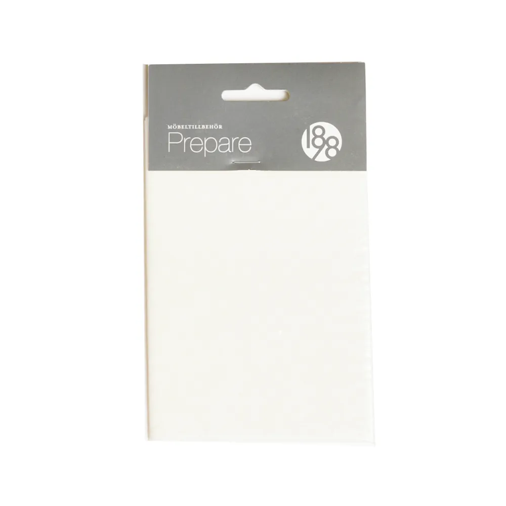 Prepare 家具防滑保护垫脚贴, 白色_self-adhesive felt piece 100x150mm 1898