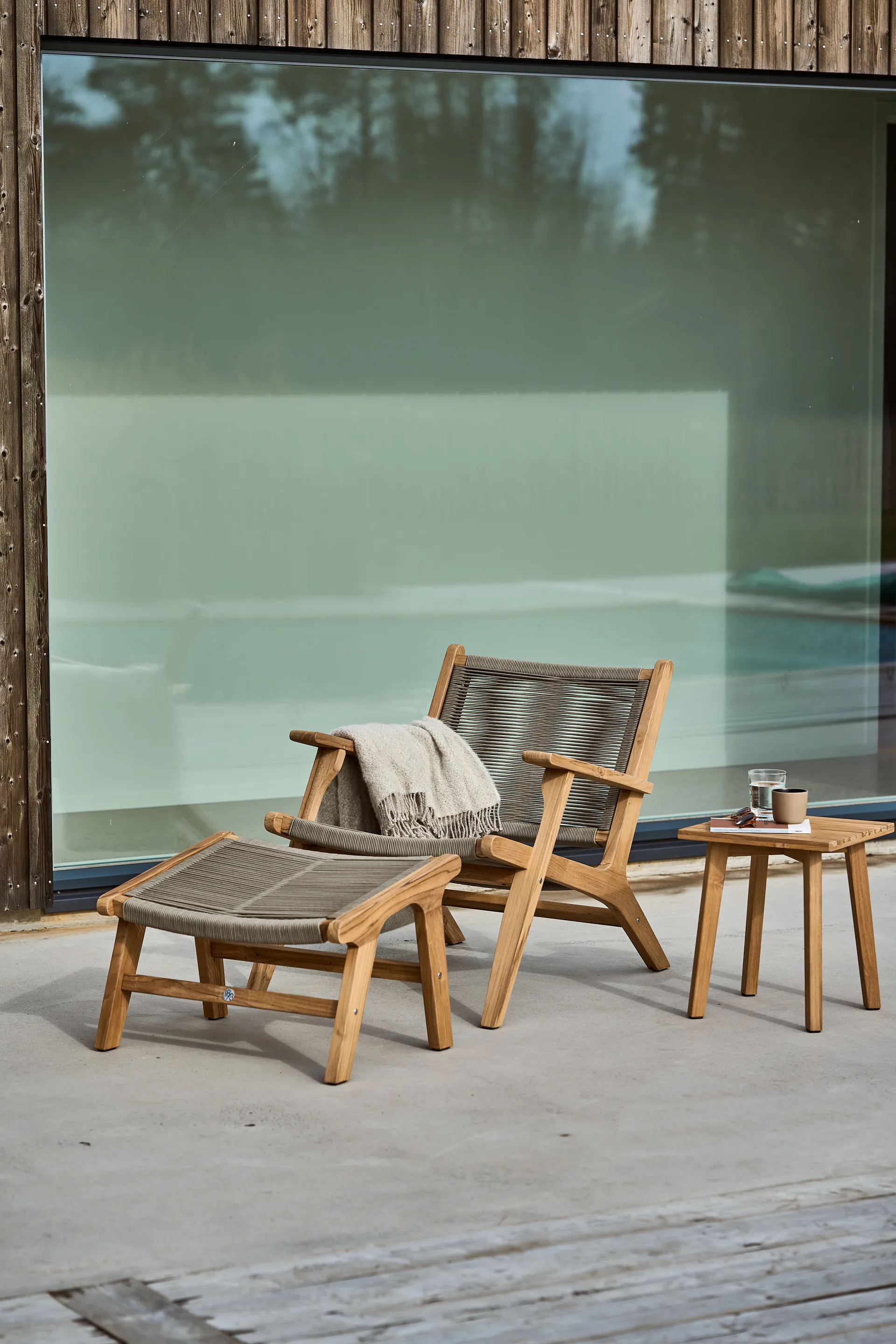 Sandvik foot 凳子, Teak 1898