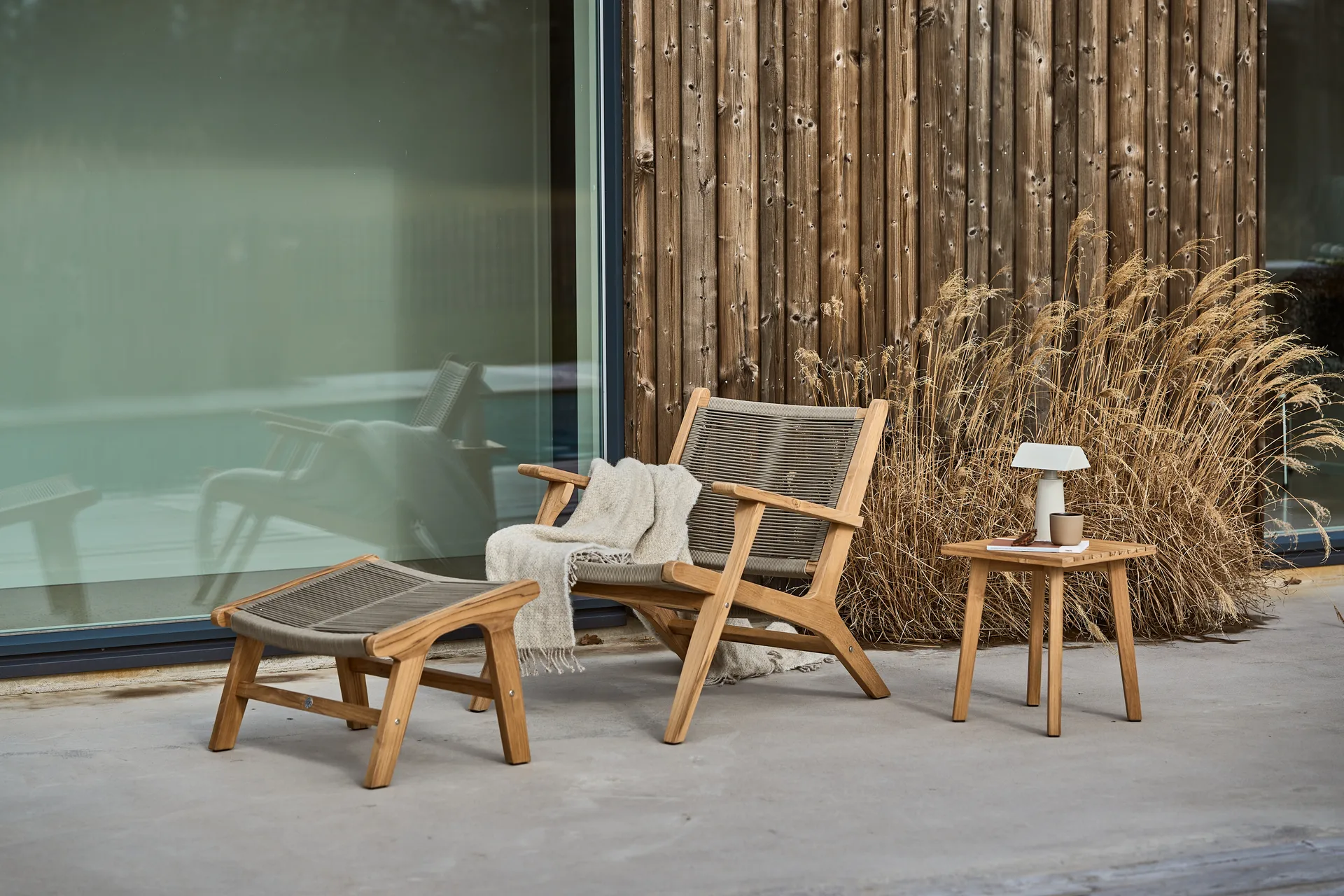 Sandvik foot 凳子, Teak 1898