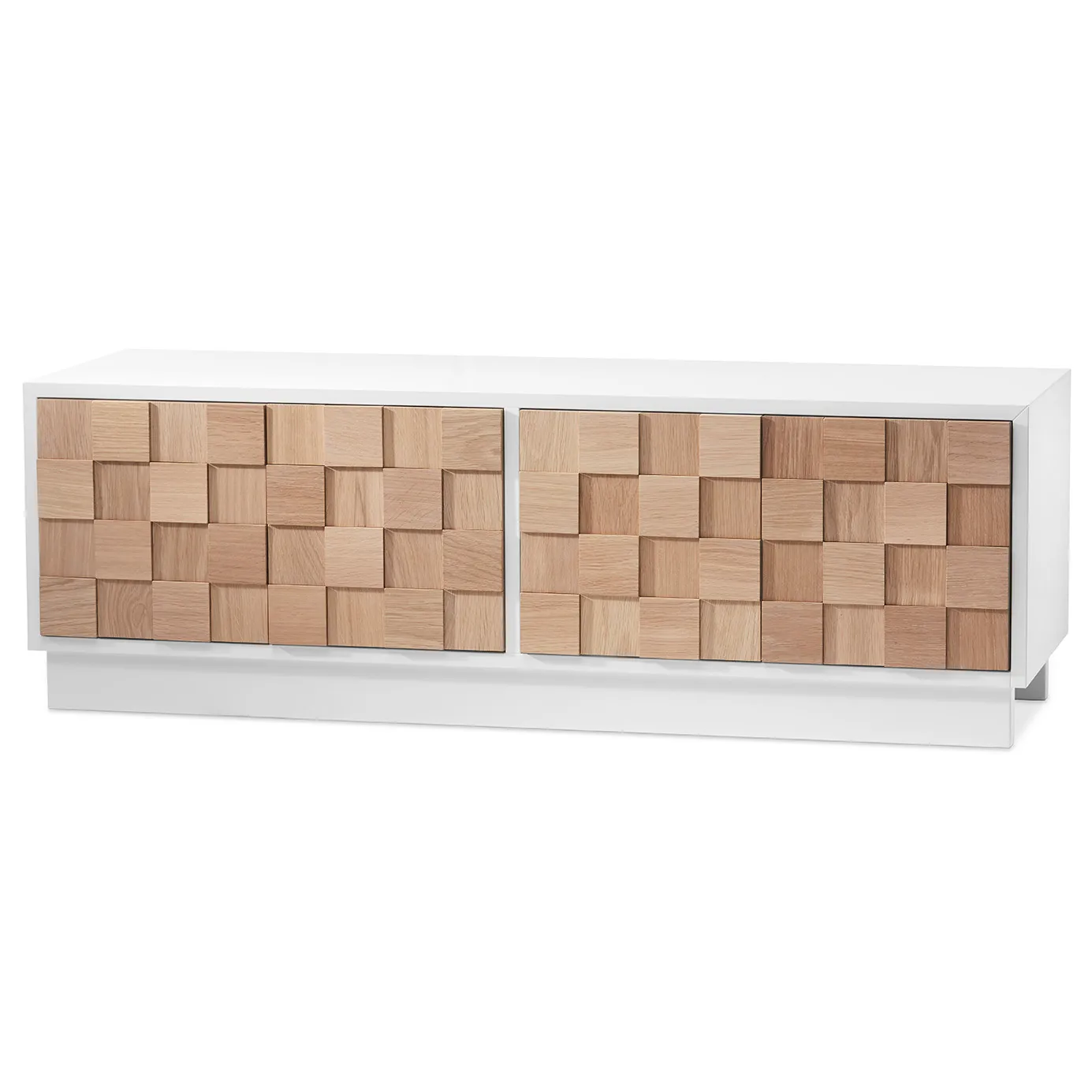 Collect 2016 media bench, 白色 oiled oak-白色 A2