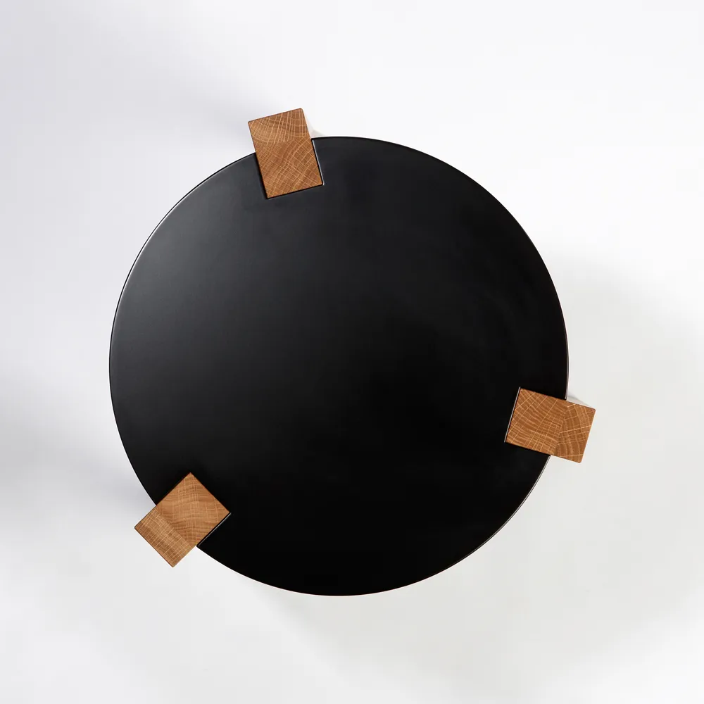 Happy Pall, 蓝色, oak legs A2