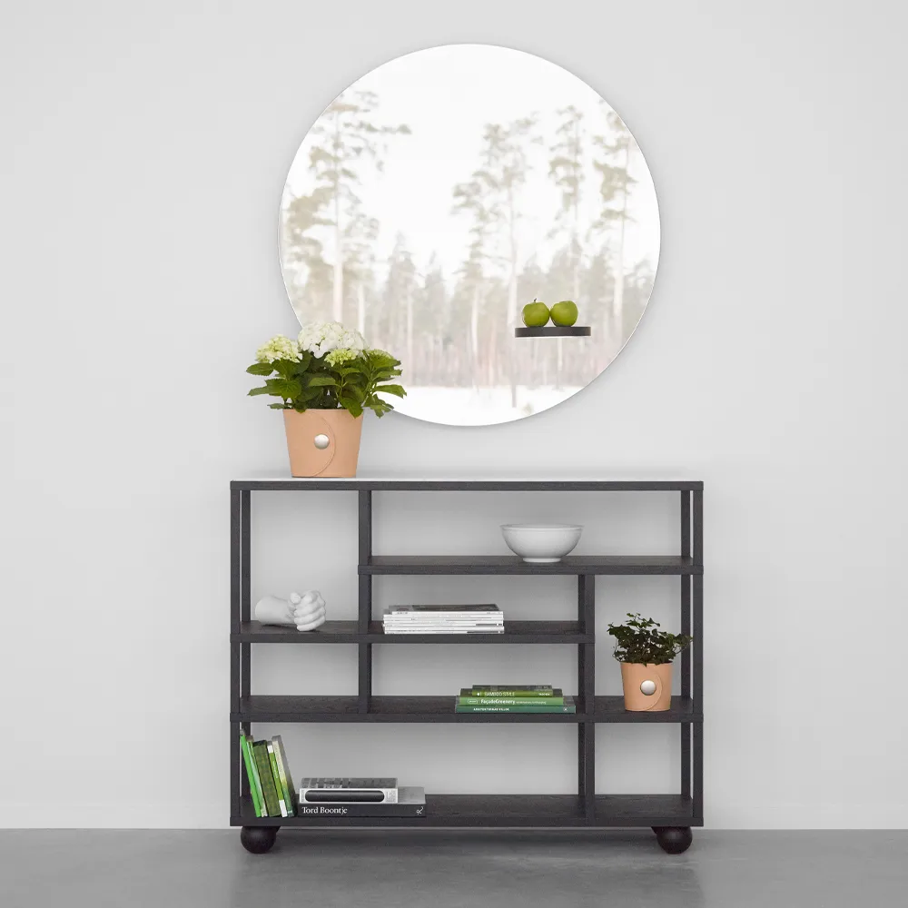 Hug flower pot, 浅棕色, h.15 cm A2