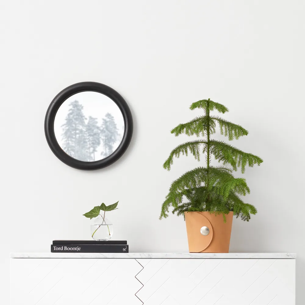 Hug flower pot, 浅棕色, h.15 cm A2