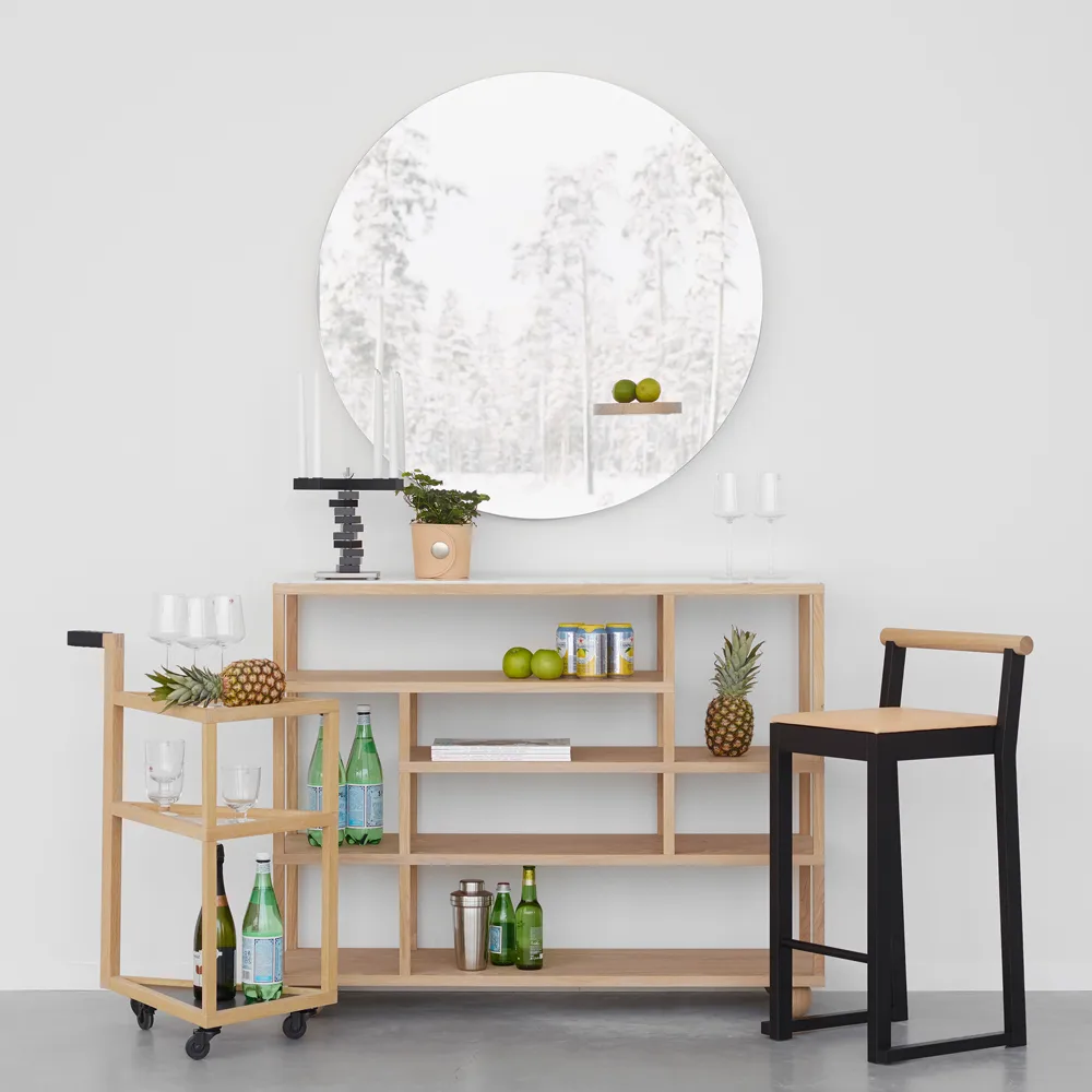 You mirror, Oiled oak A2