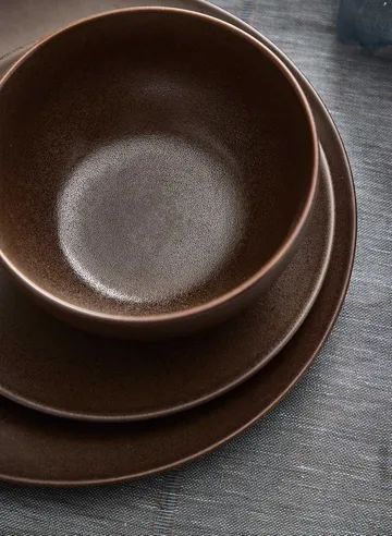 陶瓷工坊 碗 Ø15cm - 栗色_哑光棕色 - Aida