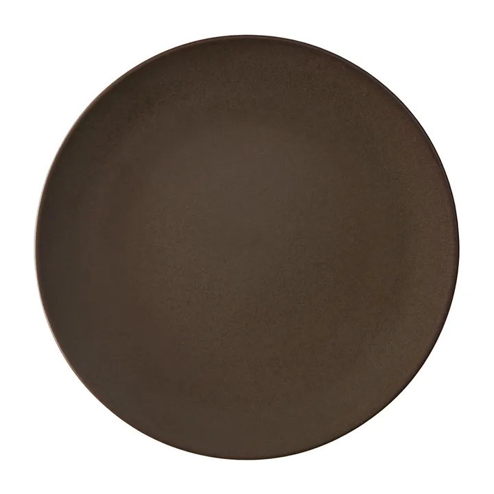 陶瓷工坊 小盘 Ø19.5cm - 栗色_哑光棕色 - Aida