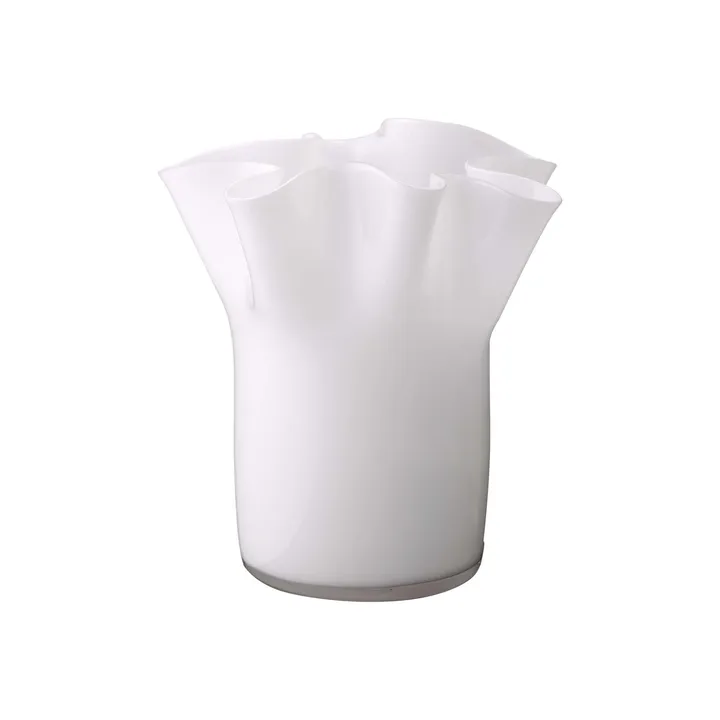 郁金香花瓶 20cm - 白色 - Aida
