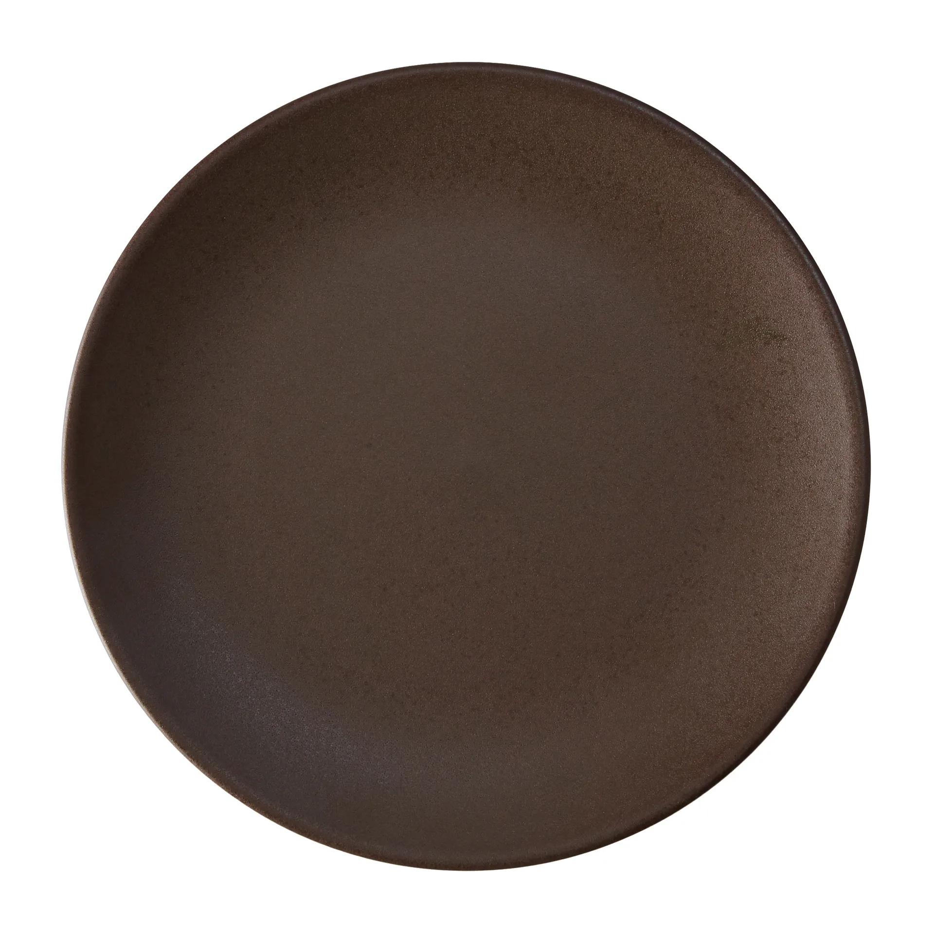 陶瓷工坊 盘 Ø26cm, 栗色_哑光棕色 Aida