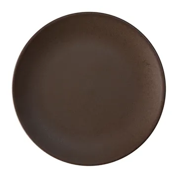陶瓷工坊 盘 Ø26cm - 栗色_哑光棕色 - Aida