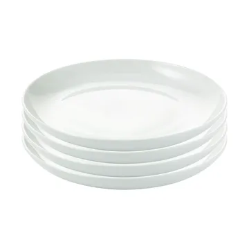 Atelier 餐盘 Ø18 cm 4-pack - 超白色 - Aida