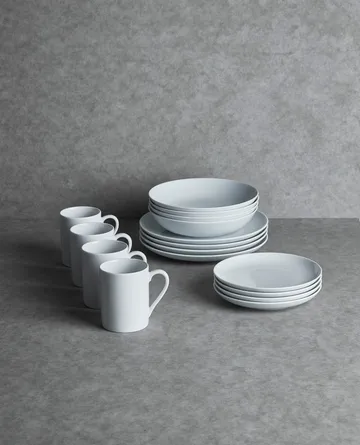 Atelier 哑光餐盘 Ø25 cm 4-pack - 超白色 - Aida