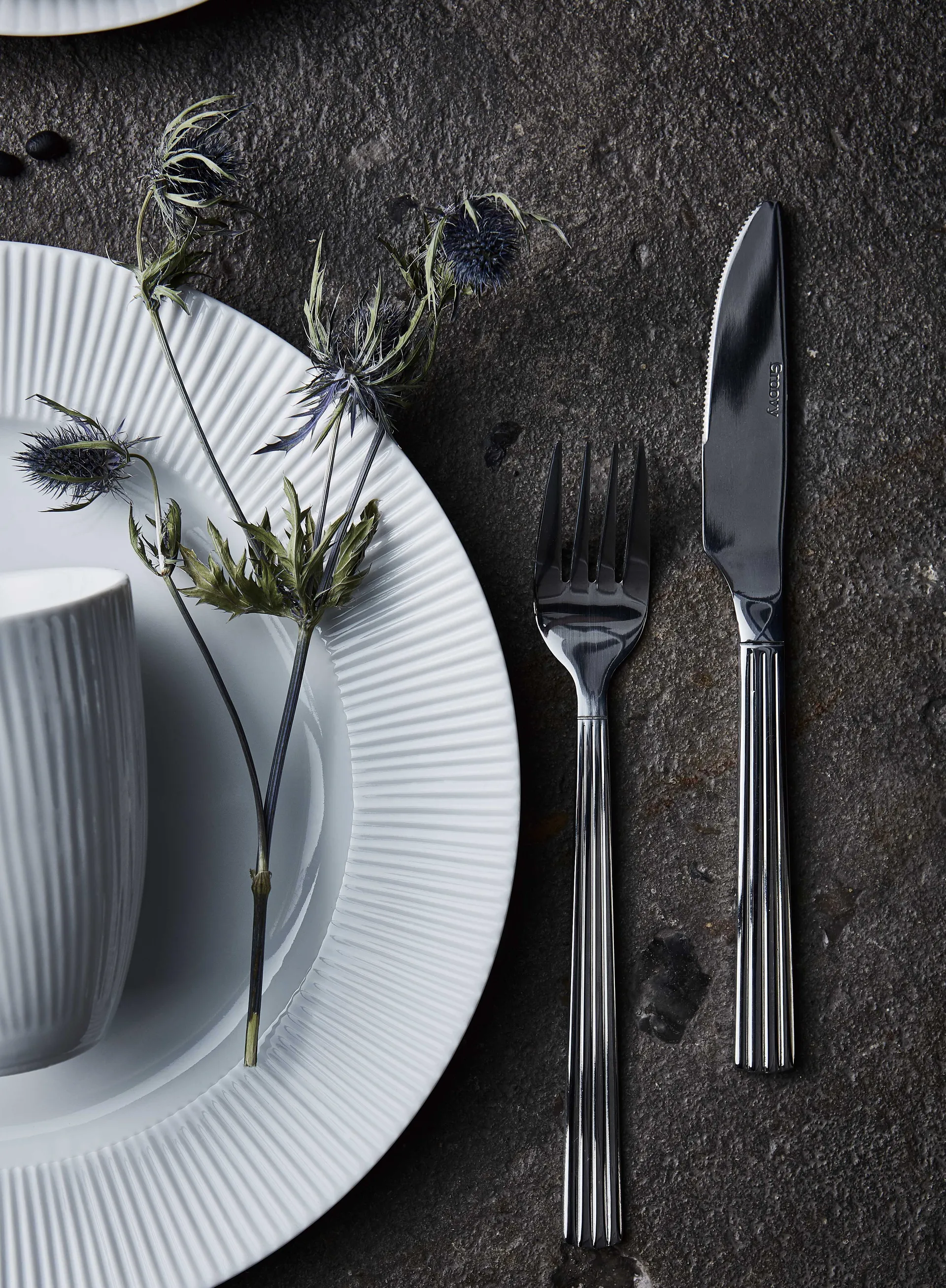 Groovy 餐具 cutlery, 48 pieces Aida