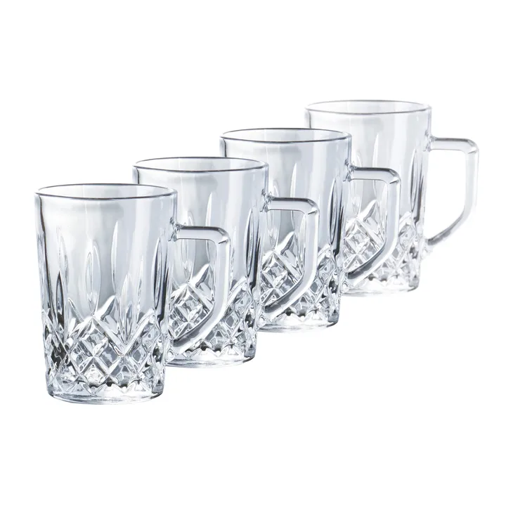 Harvey 带柄咖啡杯275ml 4件装 - 透明 - Aida