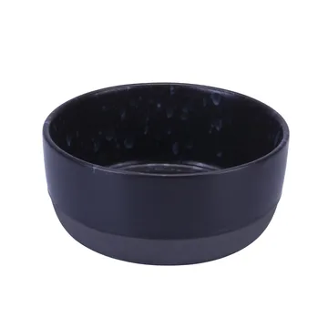 Raw 碗 Ø13.5cm - 黑色带圆点 - Aida