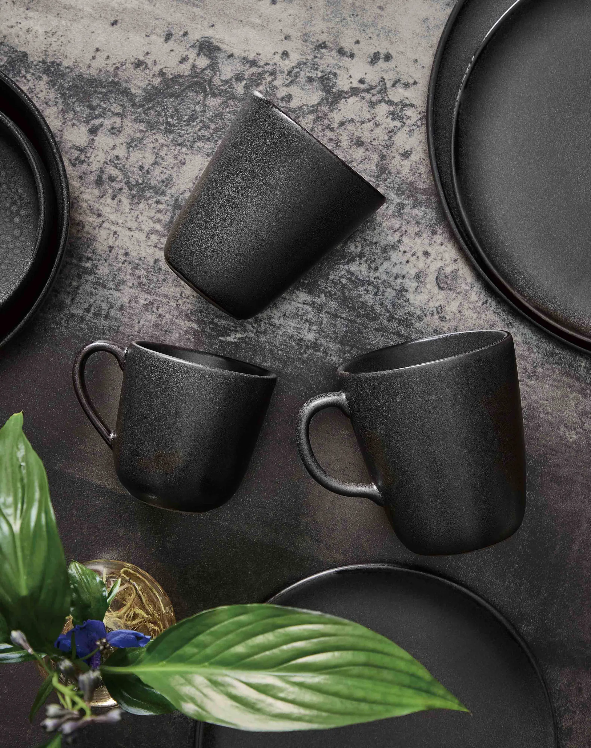 Raw 马克杯 带把手 20 cl, Titanium 黑色 Aida