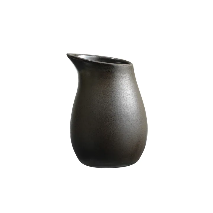 Raw 粗陶奶油壶 200ml - 金属棕 - Aida