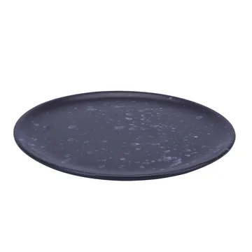Raw 盘 Ø20cm - 黑色带圆点 - Aida