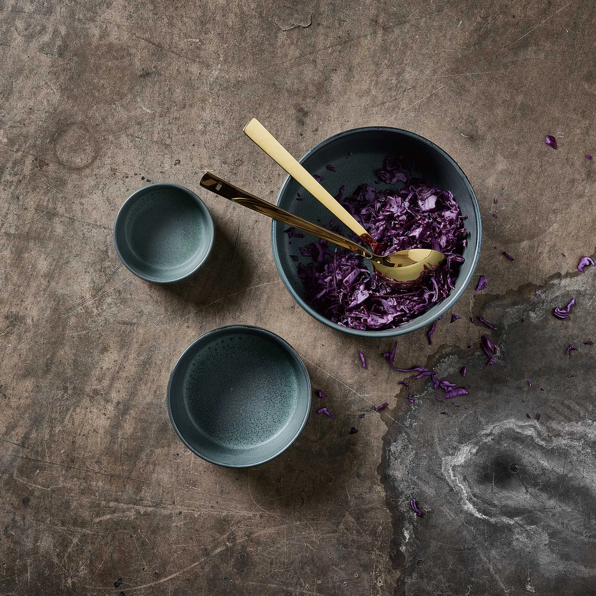 Raw 碗  3 pieces, Northern 绿色 Aida