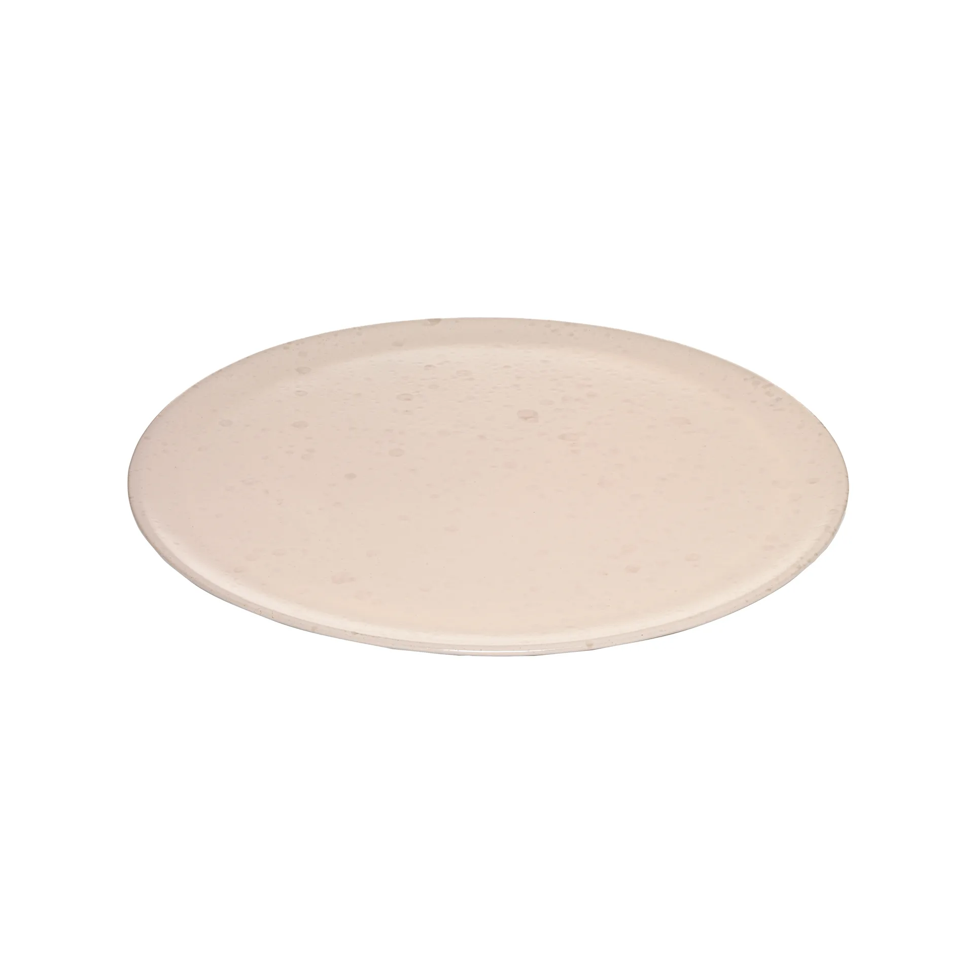 Raw 餐用碟子 Ø42cm, 裸色带圆点 Aida