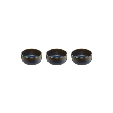 Raw 迷你碗 Ø7.5cm 3件装 - midnight 蓝色 - Aida