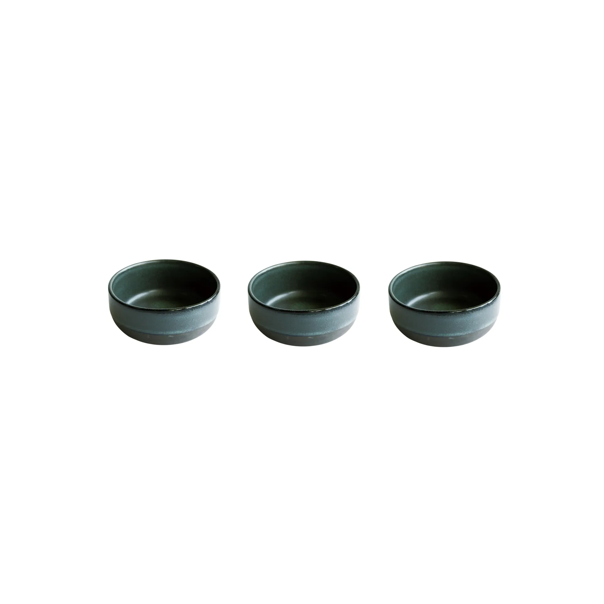 Raw 迷你碗 Ø7.5cm 3件装, 北欧绿 Aida