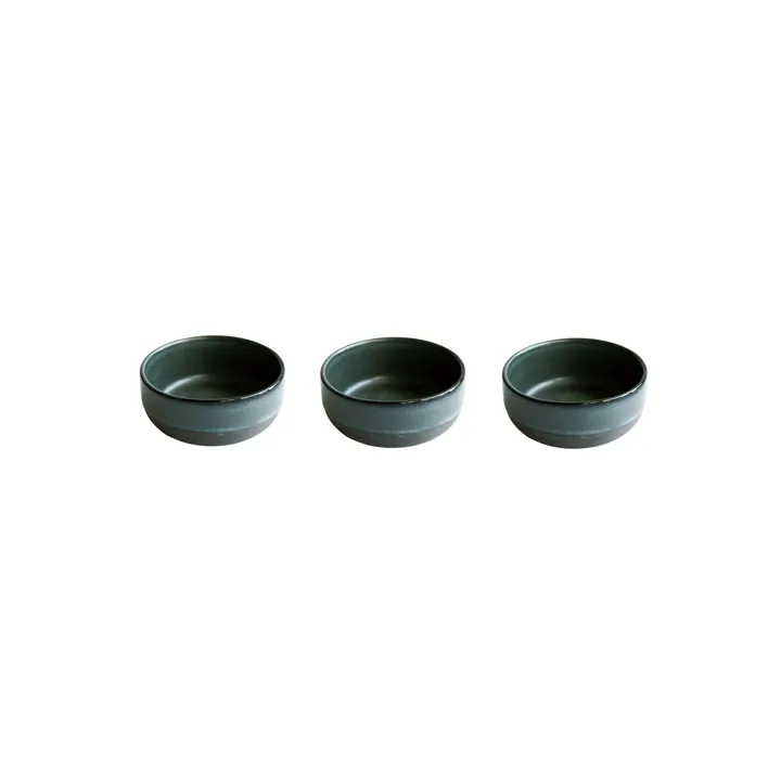 Raw 迷你碗 Ø7.5cm 3件装 - 北欧绿 - Aida