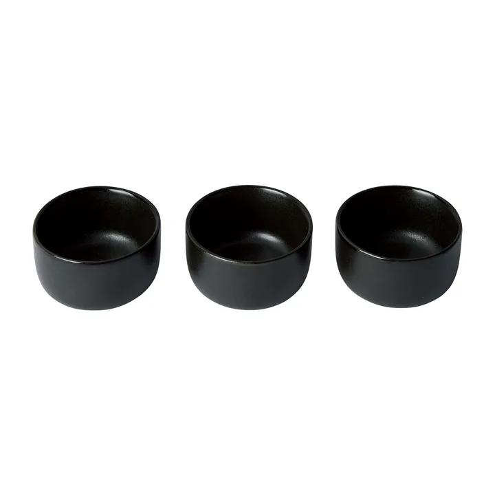Raw 迷你碗 Ø7.5cm 3件装 - 钛黑色 - Aida