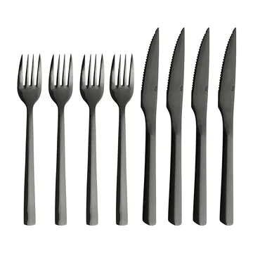 Raw 烧烤餐具8件装 - 黑色 - Aida