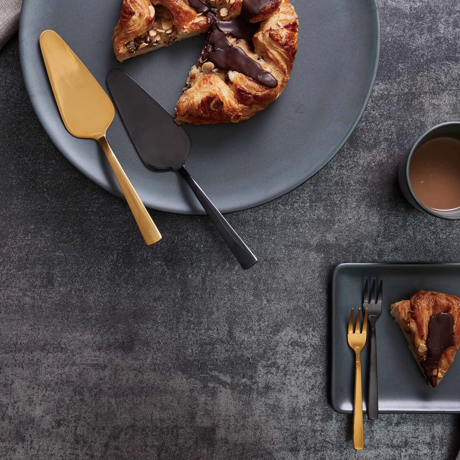 Raw cake set 5 pieces, 黑色 Aida