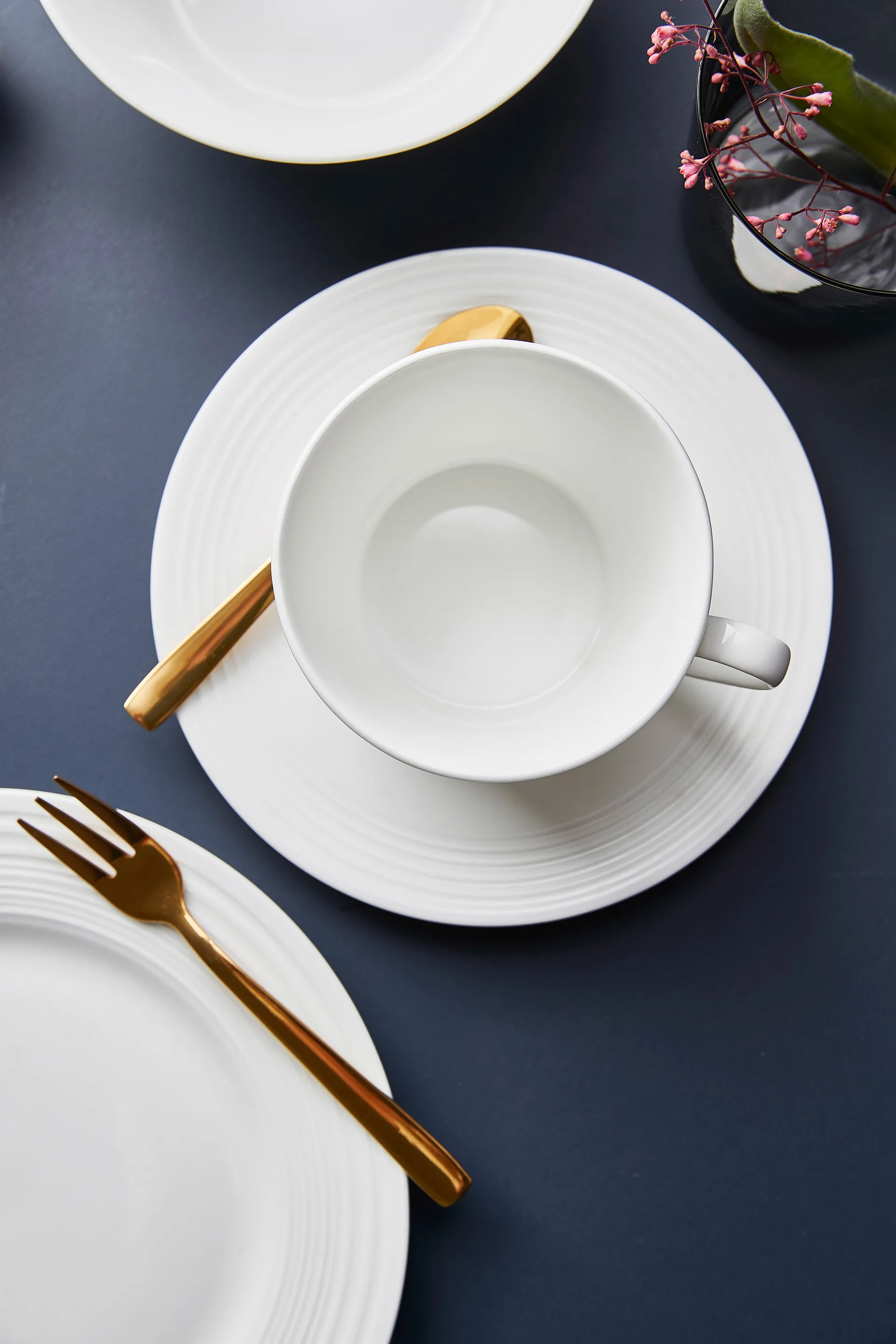 Raw 餐具 cutlery 60 pieces, Gold Aida