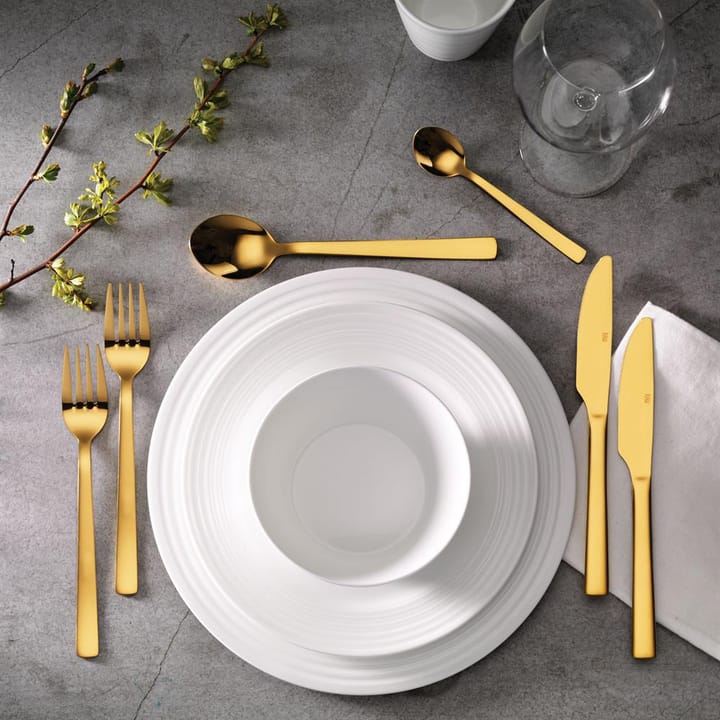 Raw 餐具 cutlery set 16 pcs, gold Aida