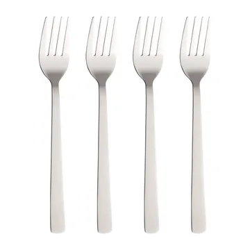 Raw dinner 叉子  四件套装 - 不锈钢 - Aida