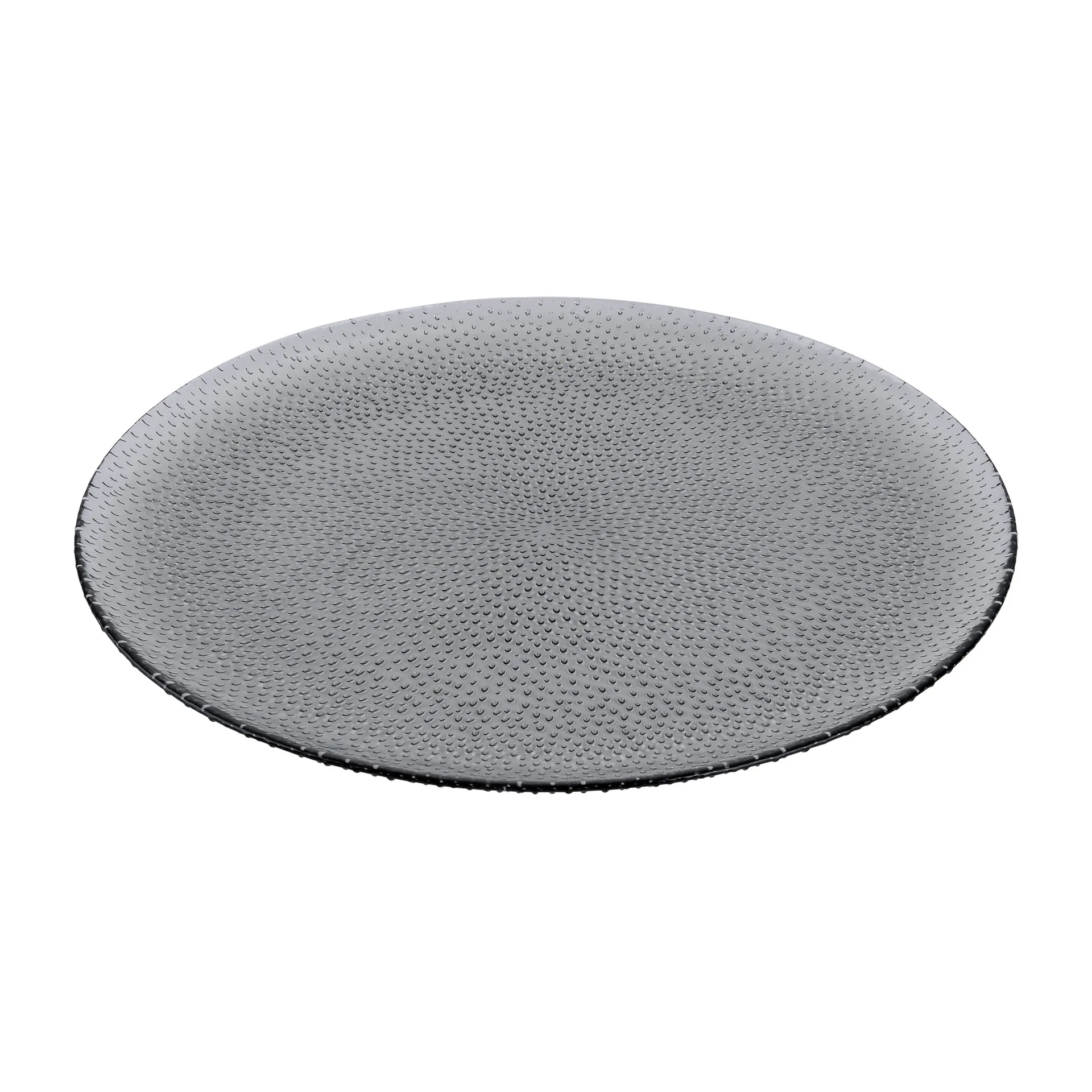 Raw glass 盘子 Ø27 cm, Smoke Aida