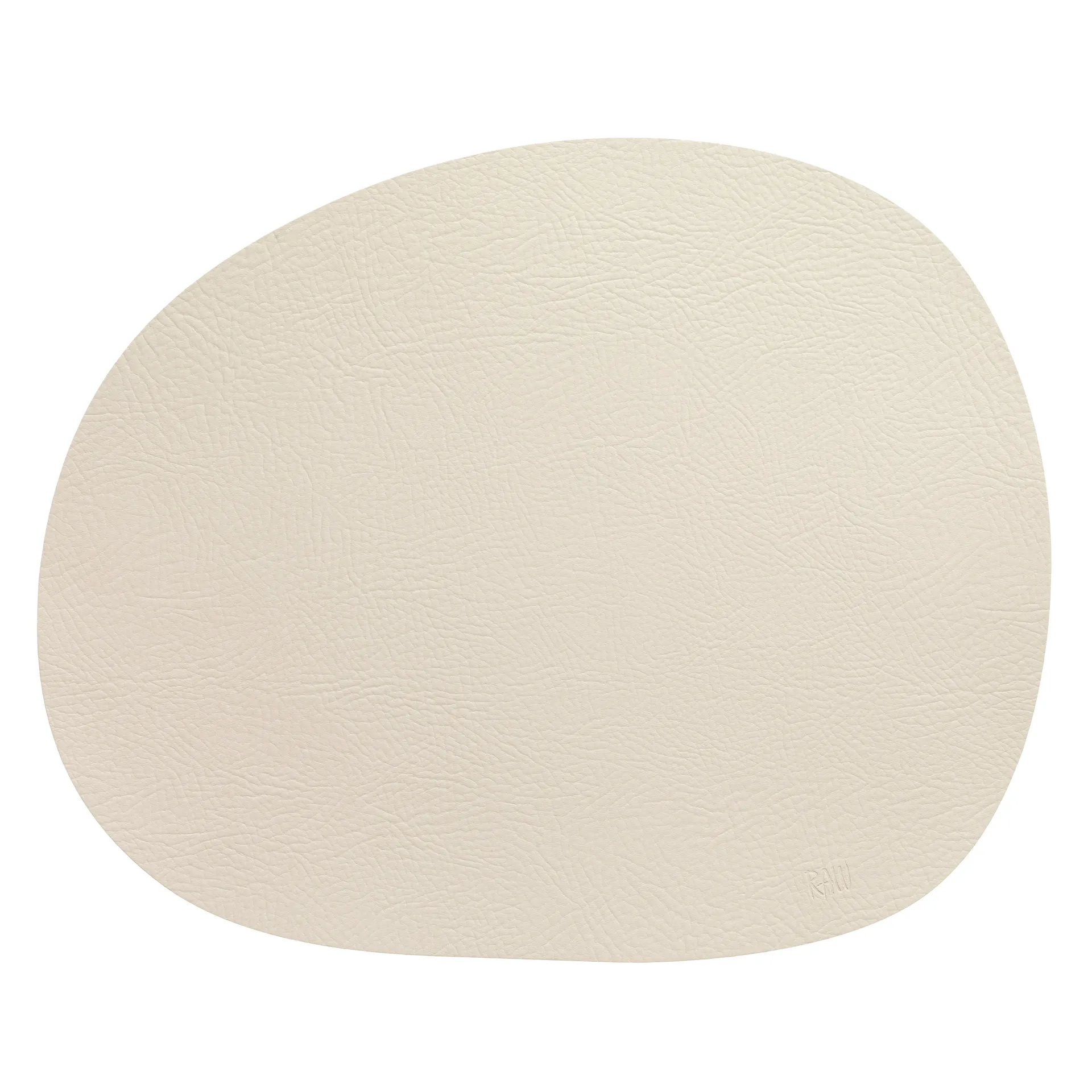 Raw 餐垫  leather, Warm nude buffalo Aida