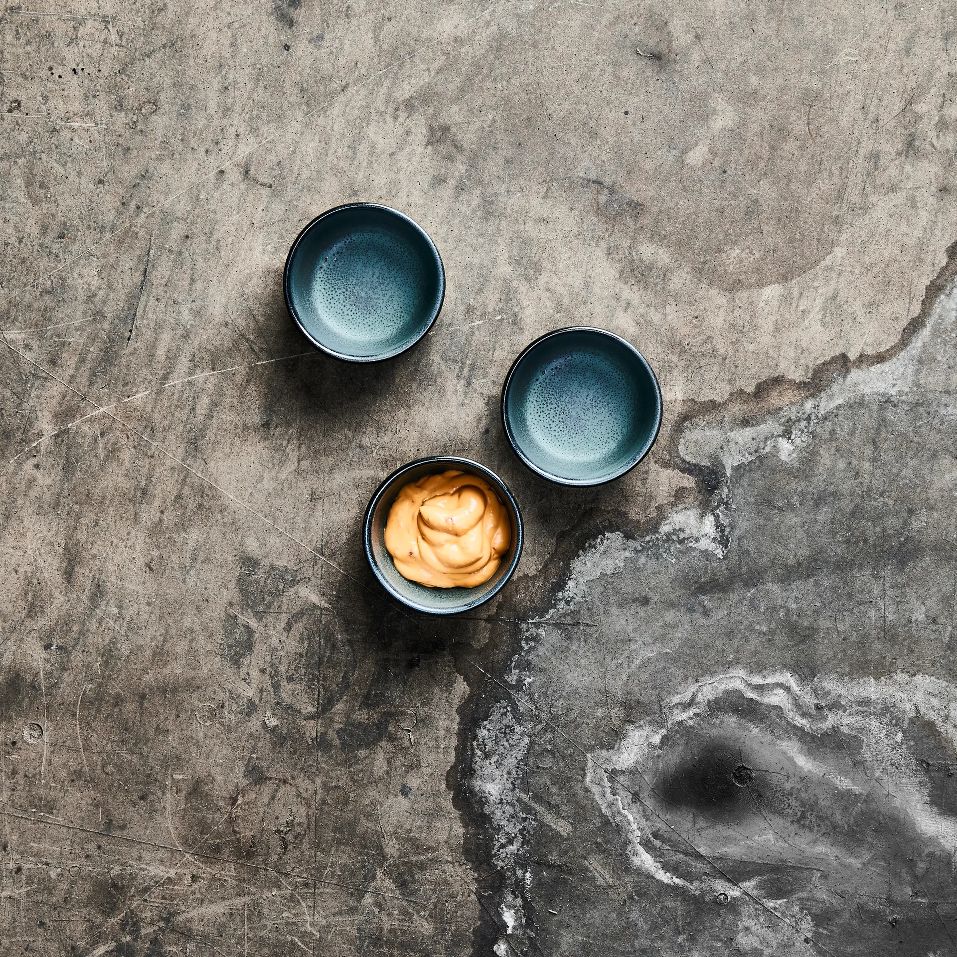 Raw 碗  mini Ø7.5 cm 三件套装, northern 绿色 Aida