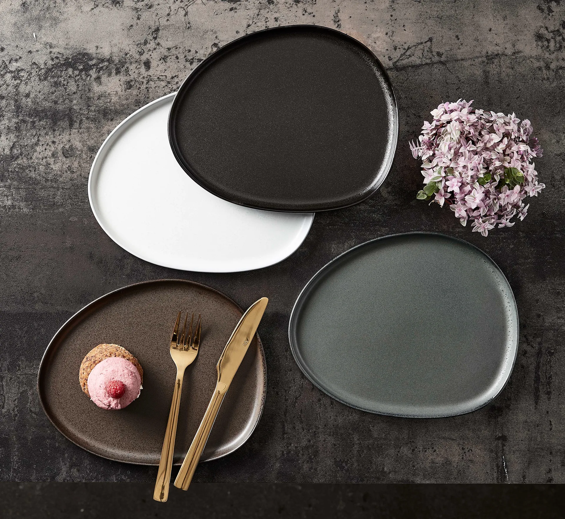 Raw Organic lunch 盘子 24x21 cm, Northern 绿色 Aida