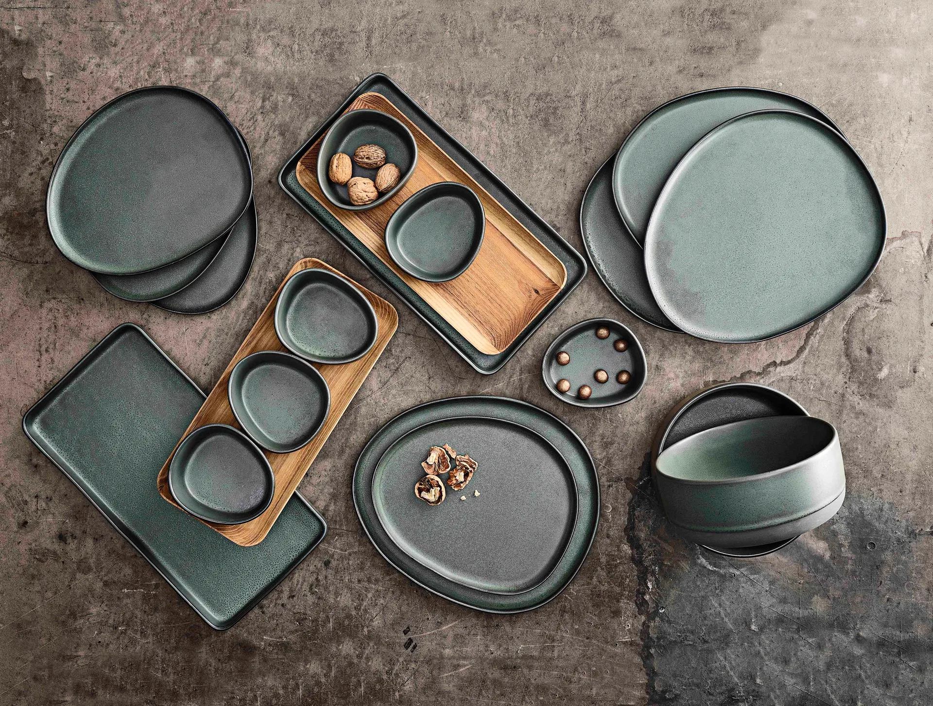 Raw Organic 碗, Northern 绿色 Aida